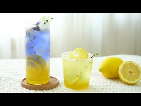 Korean Cafe :: How to make delicious lemonade and lemon tea that Koreans love