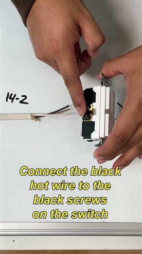 How to Wire a Dual Rocker Switch #electrical #double #wiring #demo #diy #whiteboard #install #lights