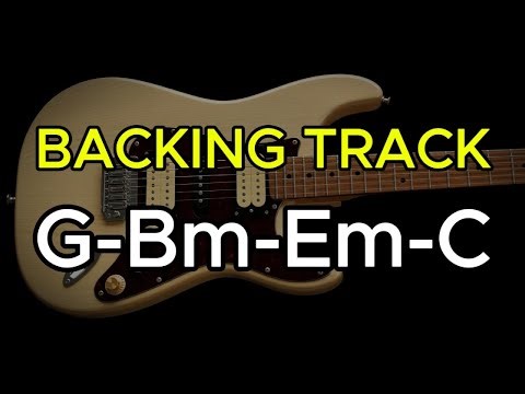 G Major Pop Rock Backing Track | G Bm Em C | Guitar Solo & Practice