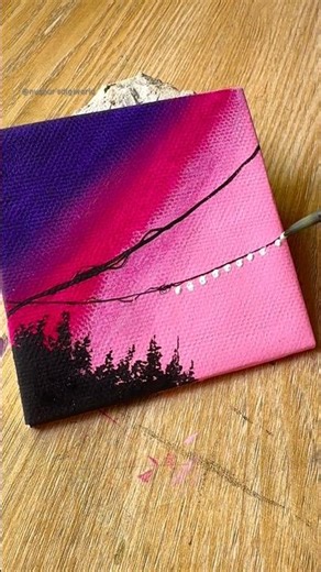 Easy Acrylic Painting For Beginners | #shorts #beginnerarttips #arttutorial #ytshorts