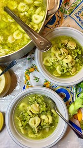 143K views · 4K reactions | Everyone needs a bowl of this Broccoli Parmigiano Soup With Tortellini today! 復 RECIPE HERE ➡️ https://www.cookingwithnonna.com/italian-cuisine/broccoli-parmigiano-soup-with-tortellini.html | Cooking with Nonna | Facebook