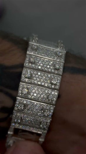 ✨💎 Client Review — VVS All White Watch with Roman Dial & Big Pointers 💎✨