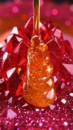 Satisfying Jelly Volcano That Explodes in Slow Motion | AI ASMR #oddlysatisfying #slime