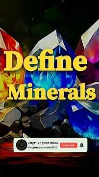 What is a Mineral❓Class-10th Chapter-5 Minerals and Energy Resources | #mineral #class10