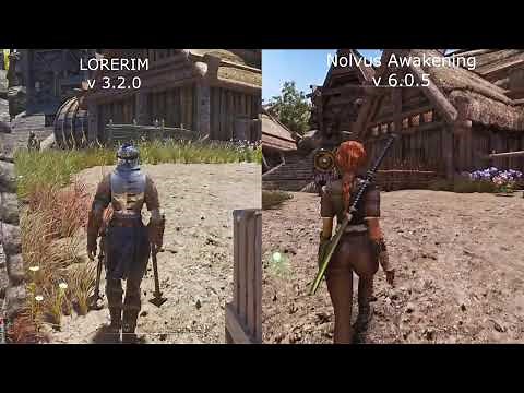 Lorerim vs Nolvus! Two amazing Skyrim Modlists!