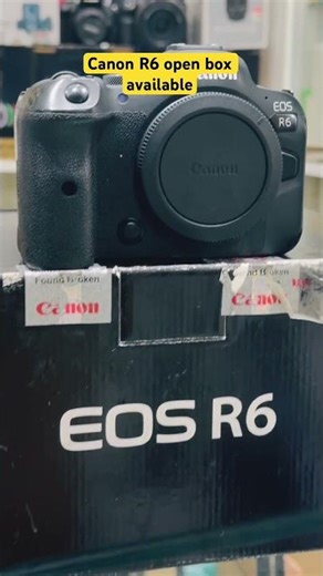 Canon R6 open box available at Nishad camera corner mumbai #canon #highlight #mumbai #photography