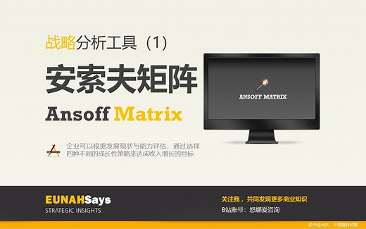 01. 安索夫矩阵 Ansoff Matrix | 小米10年 业务增长战略？
