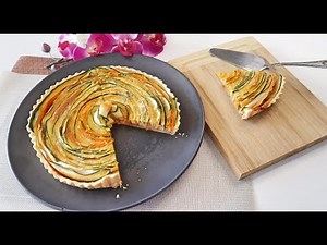 Delicious spiral cake with zucchini and carrot, easier than you think...