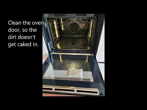 How to Use Pyrolytic Cleaning Function on a Siemens Steam Oven