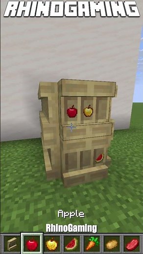 Supermarket Shelf Tutorial In Minecraft! #shorts
