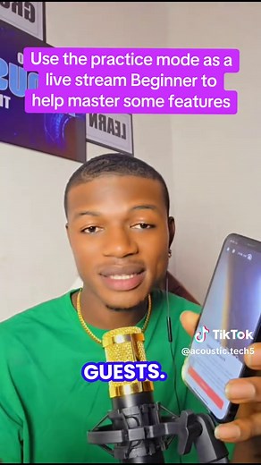 How to Go Live in Practice Mode on TikTok