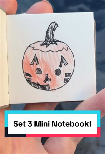 These mini notebooks are too cute! Keep them in your purse so you can sketch an idea anytime, anywhere. They make great stocking stuffers! #mininotebook #notebook #sketchbook #arttok #artistsoftiktok