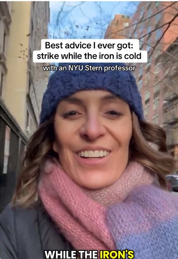 Strike while the iron is hot? Hmm, I don’t know about that. What about striking while the iron is cold? #mindsetshift #lifeadvicetiktok