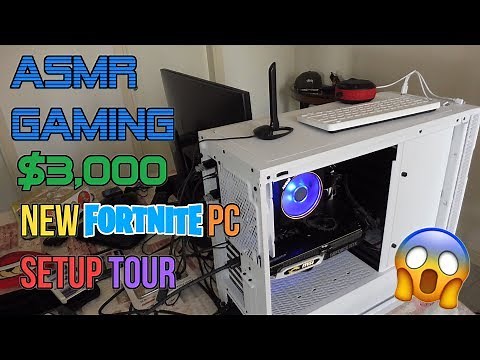 ASMR Gaming | $3,000 New Fortnite PC Setup Tour! 🎮 Relaxing Whispering 😴💤