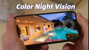 Ctronics 2.5K 4MP Solar Security Camera Wireless Outdoor 4 Packs, PTZ Rechargeable Battery Powered WiFi Surveillance Camera with Color Night Vision, PIR Human Detection, Two-Way Audio, IP66