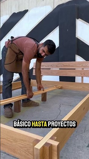 🪵 Aprende carpintería paso a paso y transforma la madera en muebles funcionales🔨 #mueblesmodernos