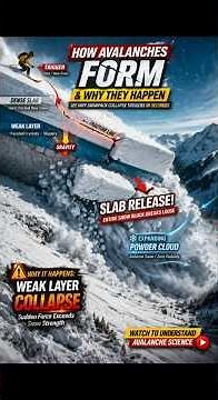 Avalanche in Seconds! ⚡ How Snow Suddenly Collapses