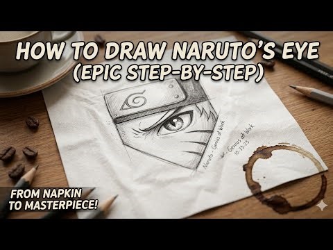 How to Draw Naruto Eye Step by Step || Easy Anime Drawing Tutorial