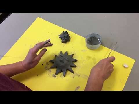 Easy Clay Sun Sculpture Student Art Lesson