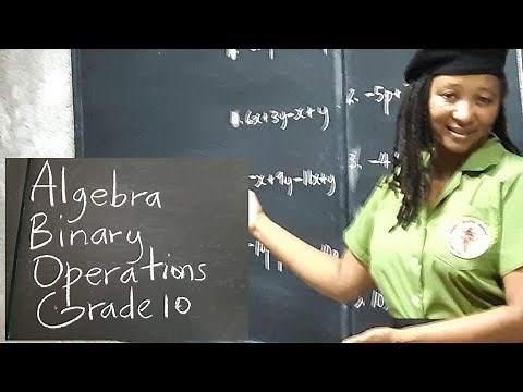 CSEC Maths CXC: Algebra. Binary Operations. Grade 10. How to Solve Binary Operations in CSEC Paper 2