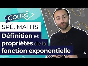 Definition and properties of the exponential function - Spé Maths