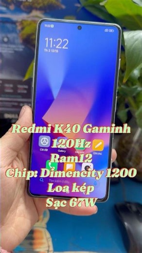 REDMI K40 GAMING – 12GB RAM – A POWERFUL GAMING MACHINE