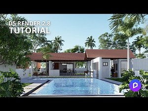 Exterior Scene Realistic Rendering | D5 Render 2.8 Tutorial #2