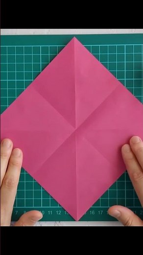 Simple Origami Flower | Easy One Sheet Paper Folding Tutorial #origami #paperflower #diy #handmade