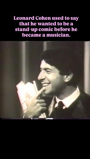 ONLY POEMS | his shyness and coyness at the end just makes me blush bright baby pink arghhh 💗 . I feel so so lucky to have learned of Leonard Cohen when... | Instagram