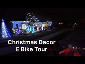 Christmas E-Bike Tour of Mt Dora Lakes After Sunset 🎅