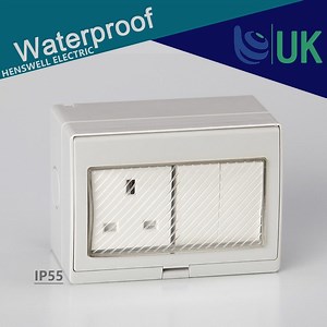 [Hot Item] IP55 Weatherproof Switched Socket 13A with Shutter Protection