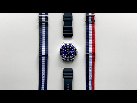 How to change NATO straps on a CASIO Duro MDV106