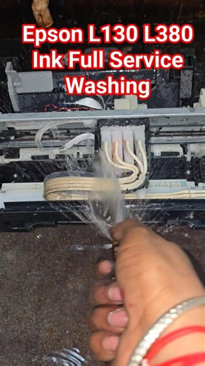 Epson L130 L380 Ink Full Service Washing#epson #services #printersupportsoftware
