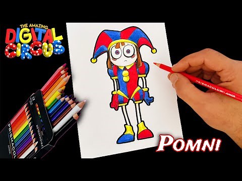 Como Dibujar a POMNI de The Amazing Digital Circus | how to draw pomni from tadc | CunsArt