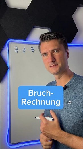 Bruchrechnen in einer Minute 🧮 #MatheMitNick 👨🏻‍🏫 #bruchrechnung