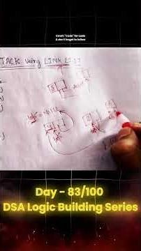 Implementation of Stack Using Link list #dsa