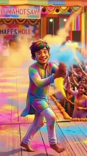 Balam Pichkari Hoil Vibe #trending #cartoon #viral