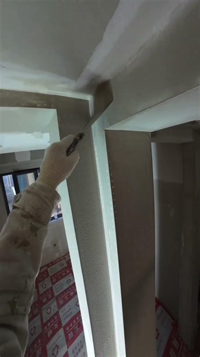 #Spackling# Spackling technique video #Renovation# On-site construction footage