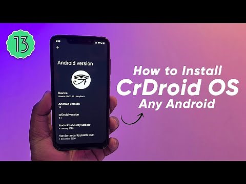 How to Install Latest CrDroid v9.0 on Any Android | POCO F1 | Android 13 | Gaming Rom