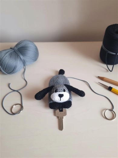 Amigurumi Dog Key Cover Crochet Pattern (PDF, Beginner Friendly) - Etsy