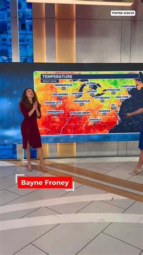 14K views · 134 reactions | FALL ON THE WAY: Labor Day weekend is upon us and so much of the U.S. is getting their first taste of fall. FOX Weather Meteorologists Haley Meier and Bayne Froney have the forecast: | FOX Weather | Facebook