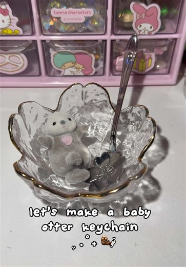 How to Make a Cute Baby Otter Keychain