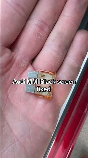 How to fix Audi Black Screen MMI #audi #repair