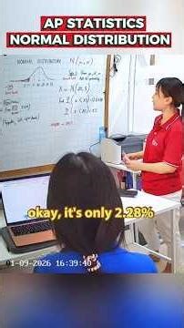 NORMAL DISTRIBUTION "CHÌA KHÓA" MỞ CỬA ĐIỂM 5 AP STATISTICS?