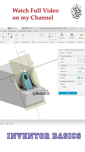 Learn how to use Autodesk Inventor #solidworks #tutorial #cad #art #animation #sketchup #design