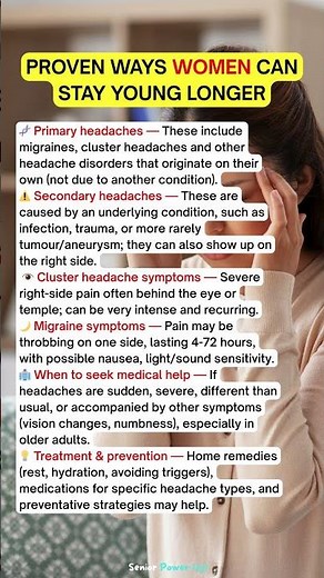 🚨 Headache on the RIGHT Side When Pain is a Serious Warning