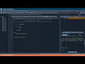 17- Python - For Loops | محمد يوسف
