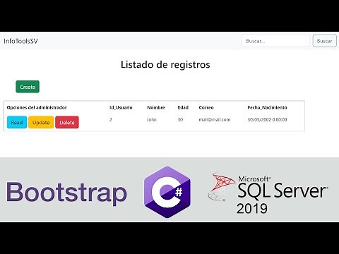 ASP.NET C♯ || CRUD básico con una página maestra y WebForms en .Net Framework (Bootstrap CSS) [2022]