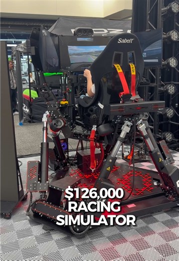 This is what 126,000 dollars can buy you in the racing sim market. What do you guys think? Is this worth the money? #racingsimulator #racing #expensive #racingsim #dadsoftiktok