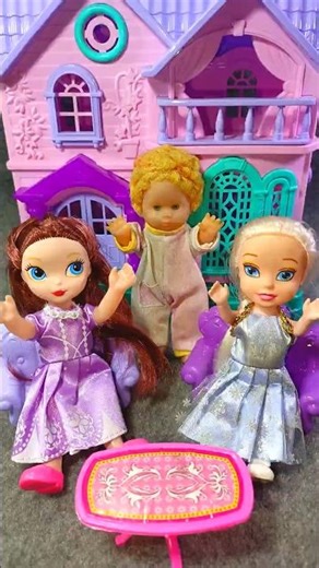 Satisfied Unboxing Cute Pink Barbie Doll House Playset, Happy Barbie Family Playset ASMR Review Toys